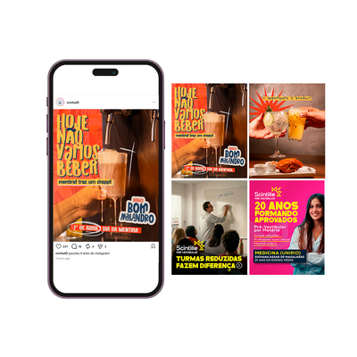 Post Redes Sociais - 4 Artes