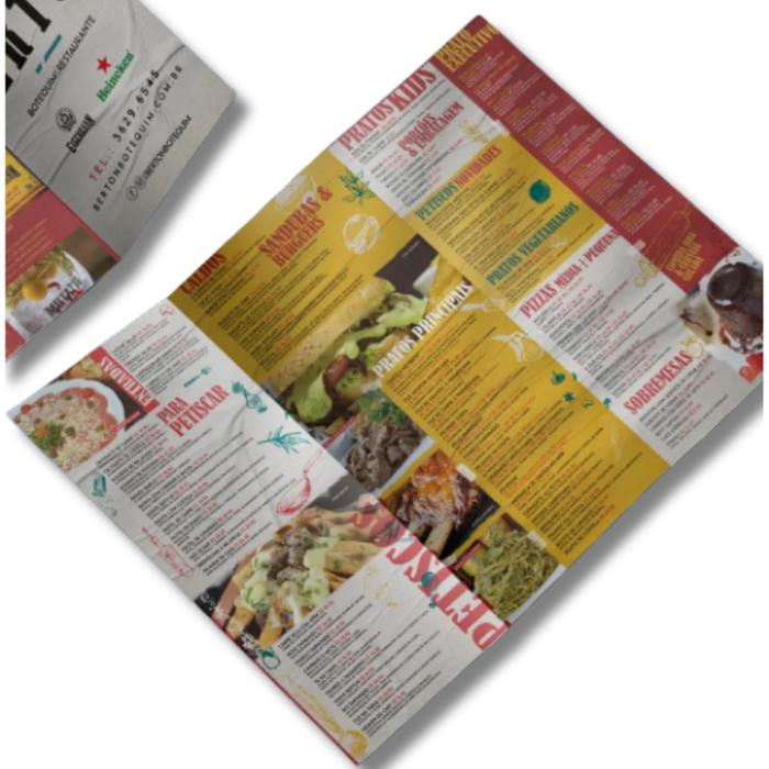 Menu Visual - Cardápio + Display de mesa